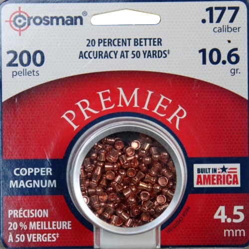 Preview: Crosman Copper Magnum Diabolo 200 Stk. Kal. 4,5 mm / .177